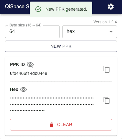 QiSpace SEQUR PPK Generator
